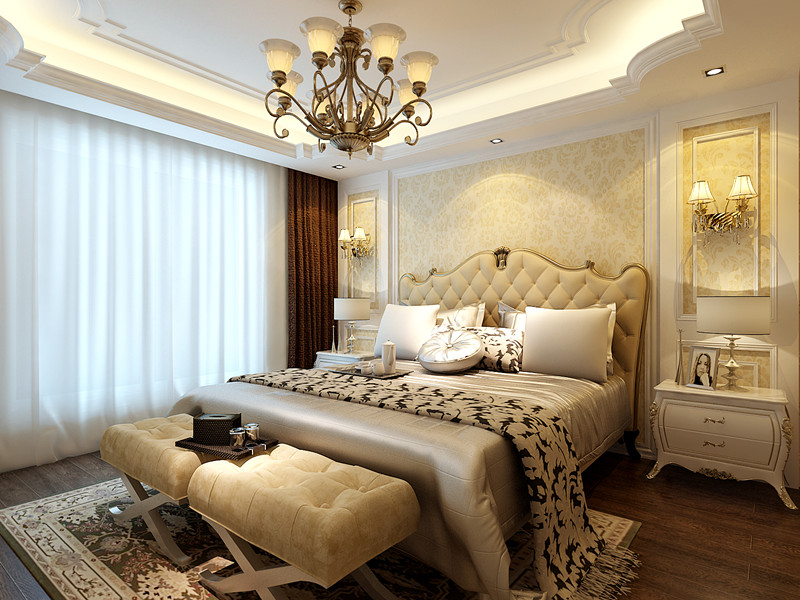 欧式 西安业之峰 卧室图片来自西安业之峰装饰公司在林阴天下的分享