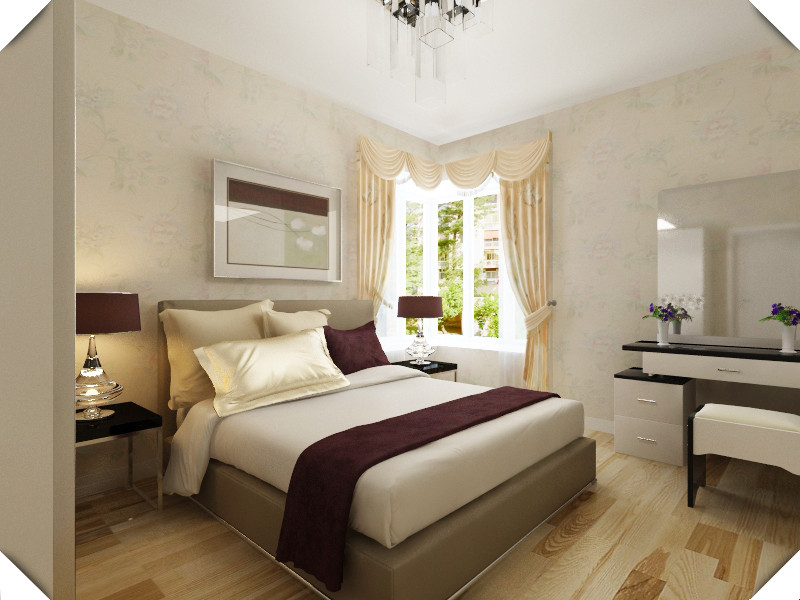 卧室图片来自天津生活家健康整体家装在聚汇和兴，时尚简约风。的分享