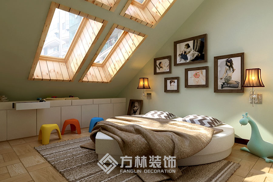 保利达江湾 现代简约 卧室图片来自方林装饰在保利达江湾城125平现代简约的分享