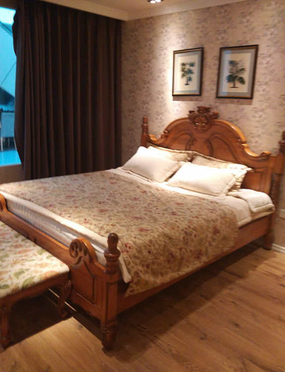 新中式风格 上海装修公 实创装饰 旧房改造 80后 混搭 三居 卧室图片来自上海实创-装修设计效果图在上海浦东90平米新中式风格的分享