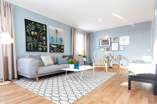 客厅图片来自四川岚庭装饰工程有限公司在蓝色阳光公寓的分享