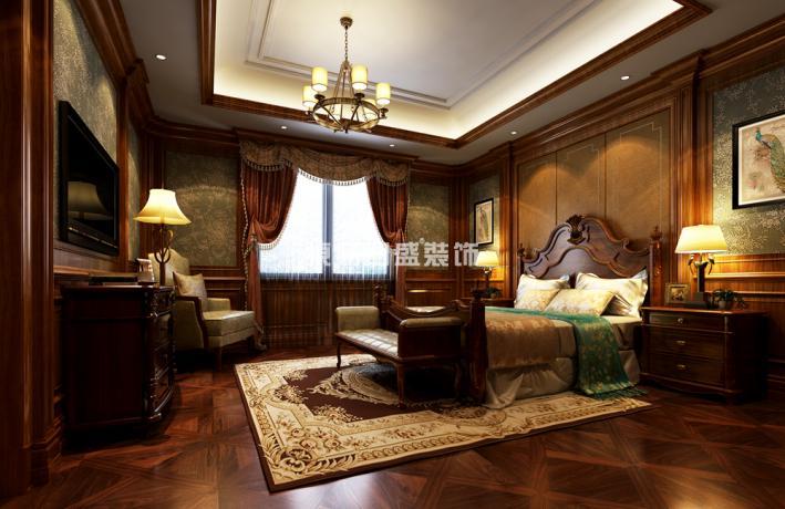 欧式 混搭 别墅 卧室图片来自长沙东易日盛装饰在碧桂园装修-欧式混搭的分享