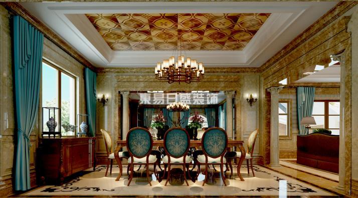 欧式 混搭 别墅 餐厅图片来自长沙东易日盛装饰在金地三千府-欧式混搭风格的分享