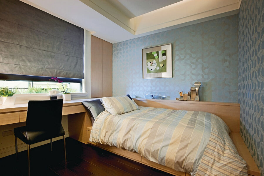 简约 欧式 田园 混搭 四居室 铜雀台 80后 卧室图片来自成都V2装饰在以香氛為空间的分享