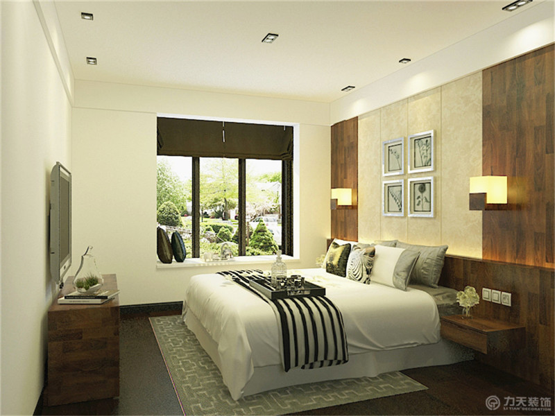 卧室图片来自阳光力天装饰梦想家更爱家在现代简约   世嘉高层   99.26㎡的分享