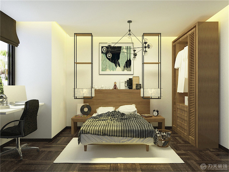 卧室图片来自阳光力天装饰梦想家更爱家在现代简约   世嘉高层   99.26㎡的分享