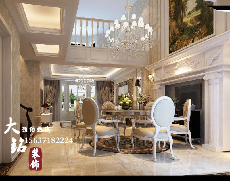 餐厅图片来自凤羽飞sun在郑州家庭装修-室内装修-大铭装饰的分享