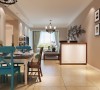 银基王朝 96平米两居室 简约地中海风格 家装设计案例-客厅设计效果图