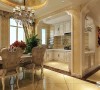 餐厅设计：温暖的色调 典雅的家具 浪漫的拱形门