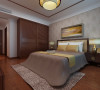 卧室——
新中式卧室的设计上，要追求的是功能与形式的完美统一、优雅独特、简洁明快的设计风格。
