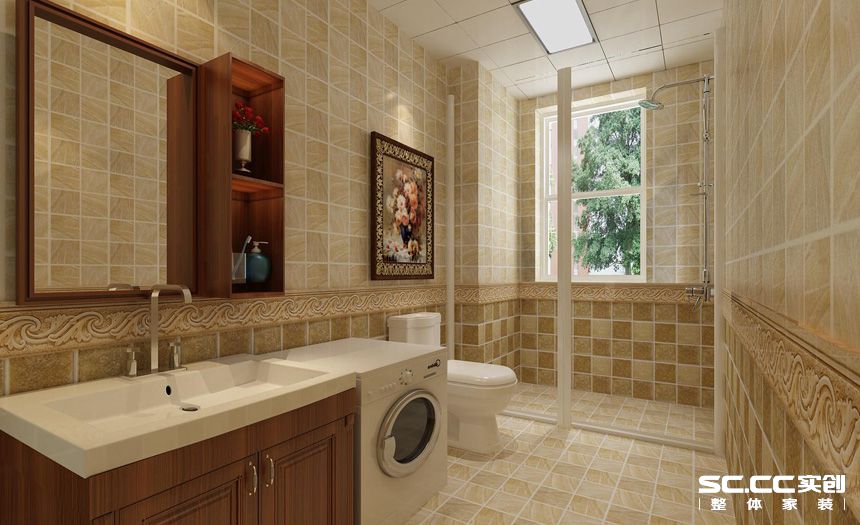 三居 客厅 卧室 卫生间图片来自实创装饰晶晶在120平三居欧式奢华成功人士之家的分享