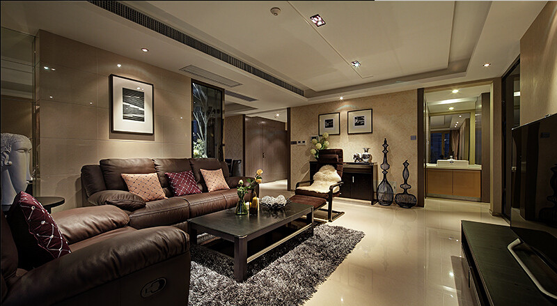 简约 三居室 荣国府 白领 80后 客厅图片来自成都V2装饰在舒适流行的家居风格的分享