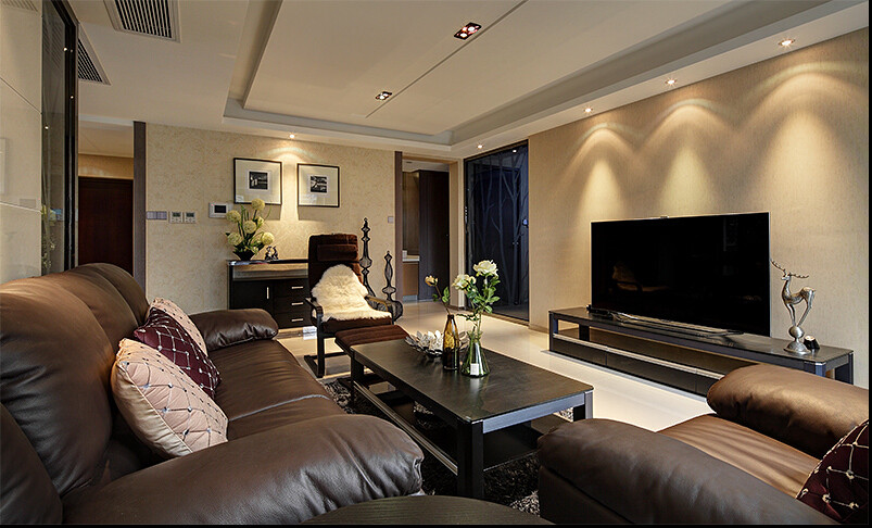 简约 三居室 荣国府 白领 80后 客厅图片来自成都V2装饰在舒适流行的家居风格的分享