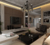鑫苑现代城 两居室 79平米 简约风格 设计案例效果图--客厅