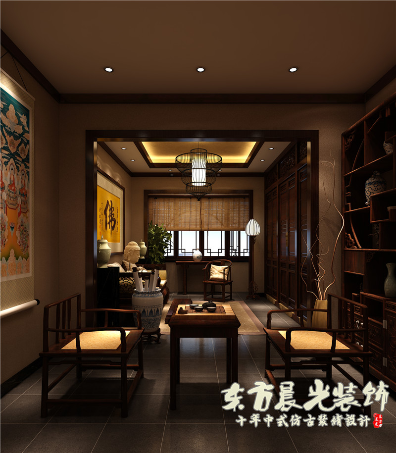 四合院设计 中式 四合院 室内设计 效果图 别墅 其他图片来自北京东方晨光装饰公司在时尚的中式四合院设计理念的分享