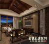 简约中式客厅装修效果图着力打造自然舒适的触感。