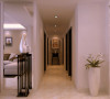 天下城 150平三居室 现代简约风格 装修设计案例-走廊