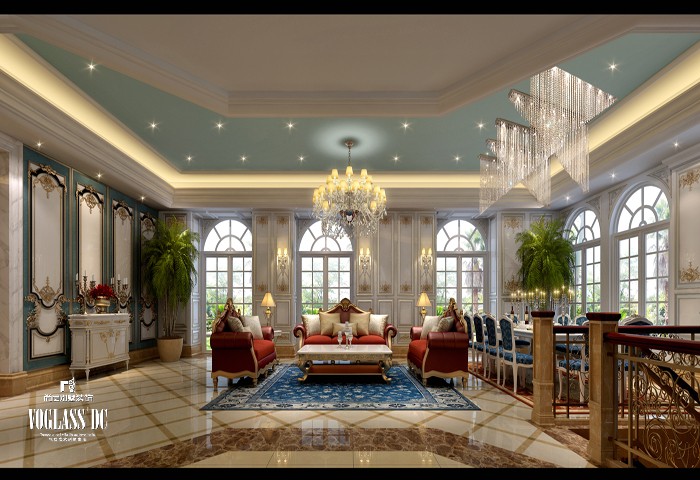 法式 餐厅图片来自尚层装饰王奕钧在天津别墅装修设计-法式风格的分享
