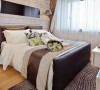 绿都紫金华庭 98平三居 现代风格 装修设计案例-卧室