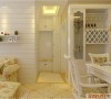 财信圣提亚纳 89平两居室 美式田园风格 装修设计案例-走廊