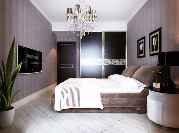 三居 简约 现代 小资 收纳 白领 卧室图片来自武汉实创装饰在保利时代现代三居的分享