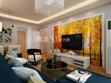 小户型装修湖岛世家现代简约装修