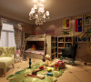 龙泊桂园 137平四居室 美式风格 装修设计案例-儿童房