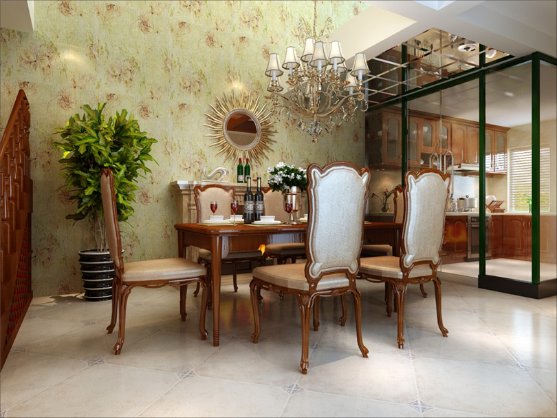 三居 白领 收纳 80后 小资 餐厅图片来自实创装饰完美家装在孔雀城剑桥郡160平简欧风格案例的分享