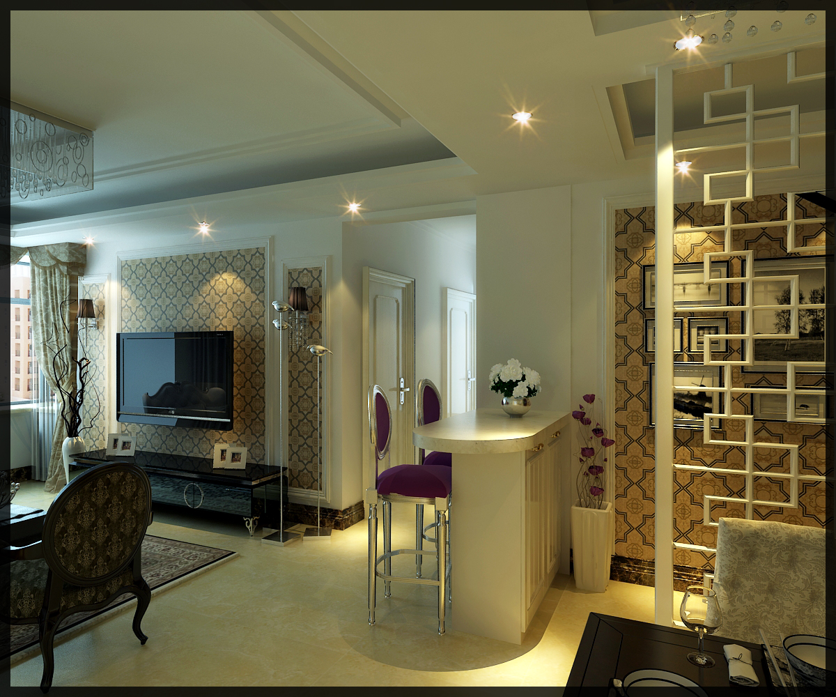 三居 中式 碧桂园心语 客厅图片来自百家设计小刘在碧桂园心语125平简约中式风格的分享