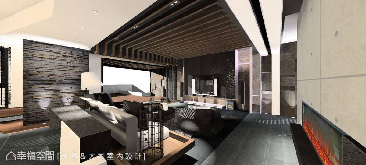 别墅 简约 混搭 人文 客厅图片来自幸福空间在606平！有一种人文叫「大司」的分享