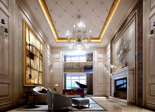 客厅图片来自鸣仁装饰在480平新古典风格的分享
