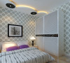 开平小区 四居室 简约风格装修设计案例 效果图-卧室