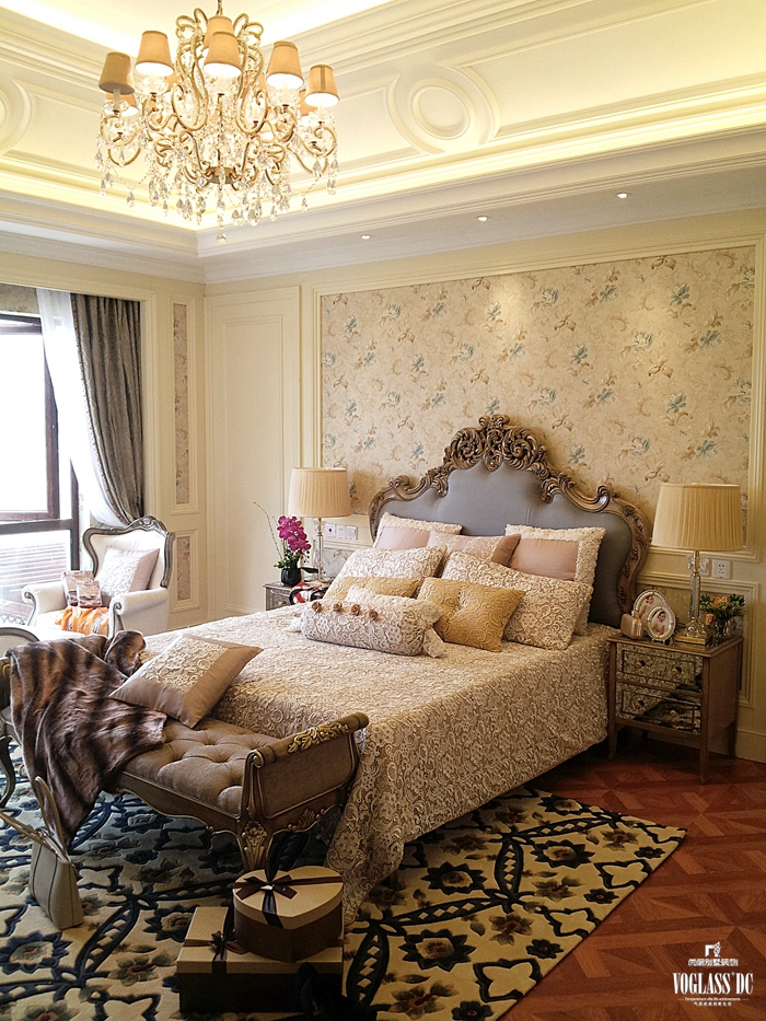 卧室图片来自成都尚层别墅装饰装修公司在法式田园风格的分享