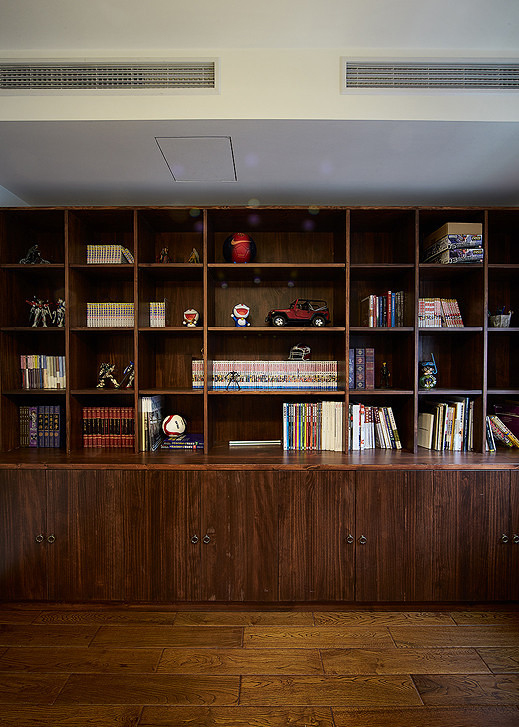 书房图片来自家装大管家在流金岁月 126平美式混搭舒适3居的分享