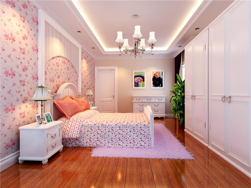 欧式 三居 白领 收纳 80后 小资 卧室图片来自实创装饰完美家装在密东广场160平欧式风格案例赏析的分享