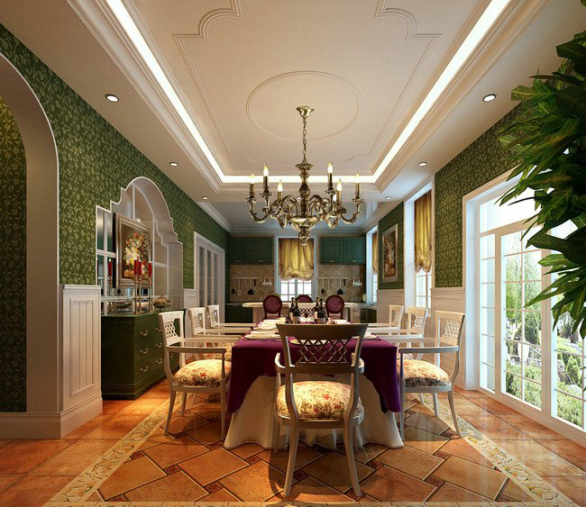 餐厅图片来自北京乐上名都装饰工程有限公司在北京私人别墅的分享