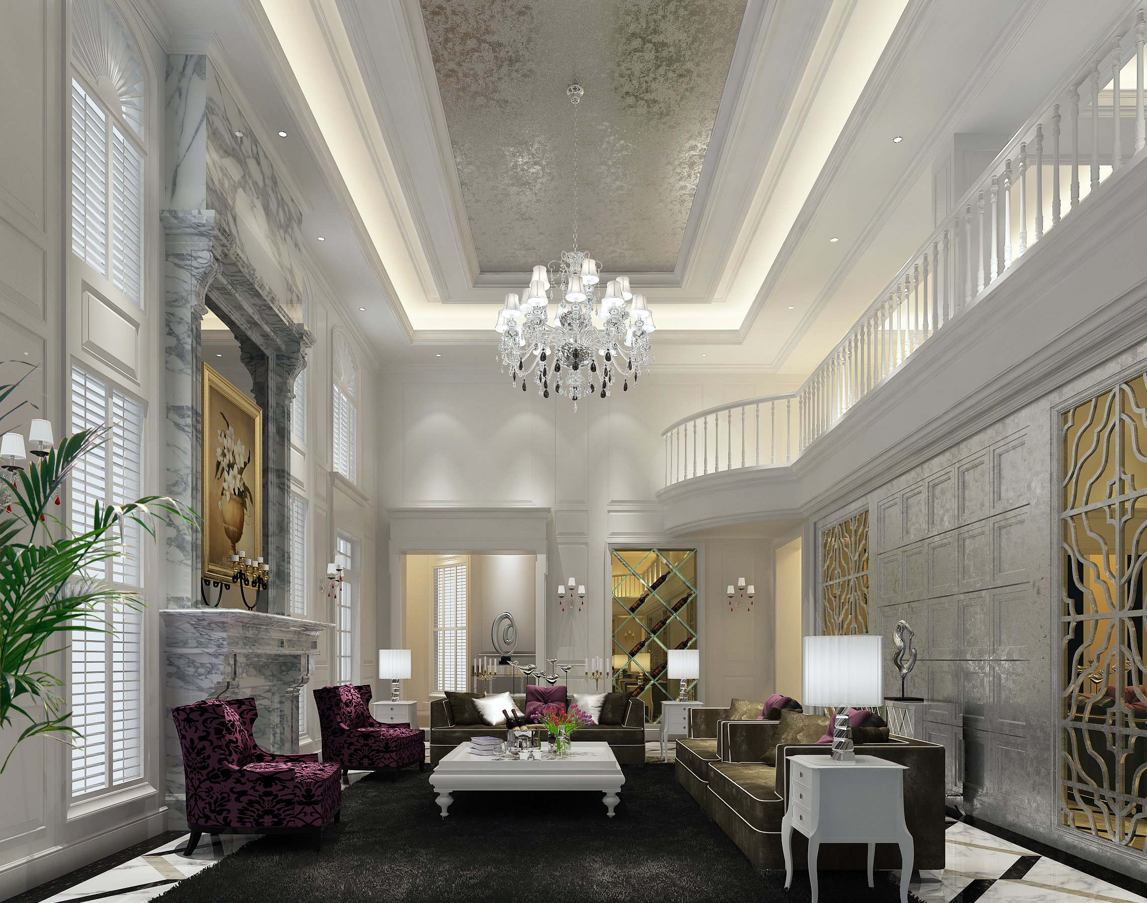 图片来自四川金标装饰别墅装修设计在欧式客厅装修案例的分享