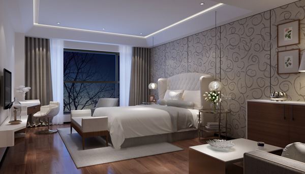 简约 现代 原创国际 墅装 全案设计 卧室图片来自原创国际别墅装饰在富力湾的分享