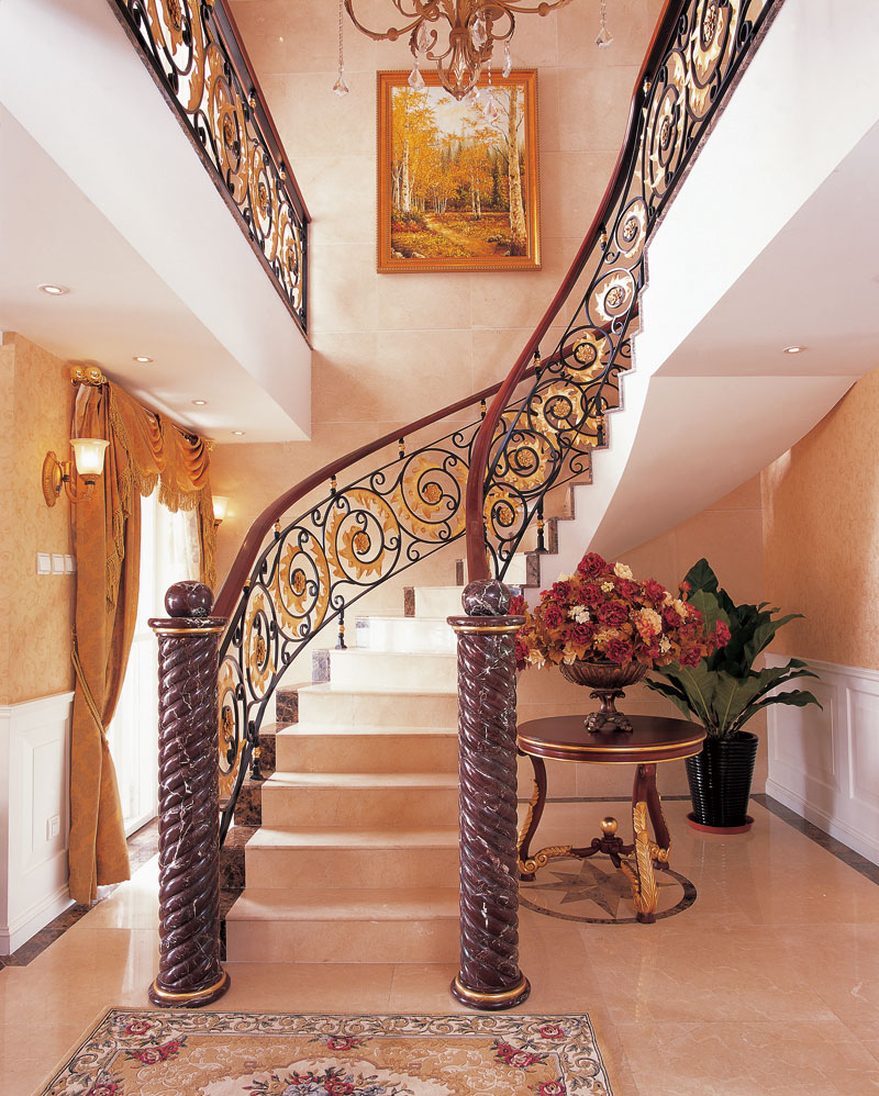 新古典 原创国际 墅装 全案设计 楼梯图片来自原创国际别墅装饰在长岛澜桥的分享