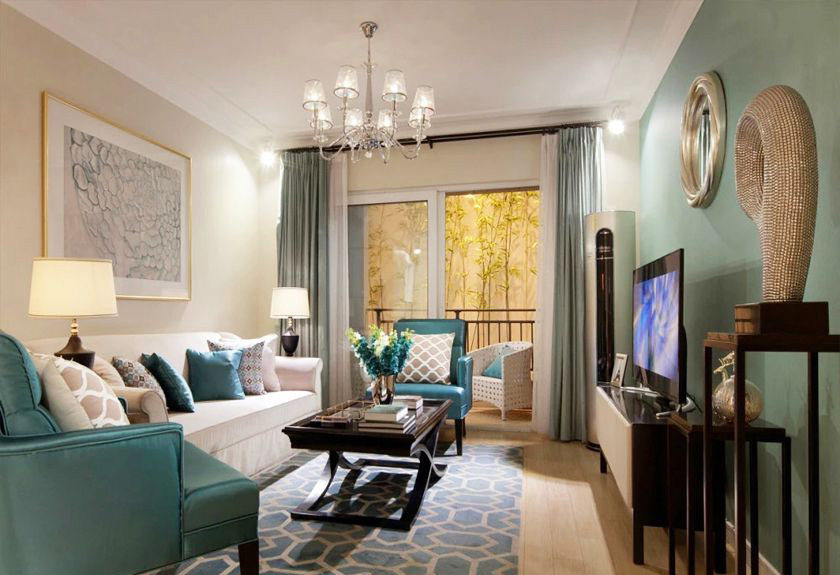 简约 欧式 三居 白领 收纳 80后 小资 客厅图片来自实创装饰百灵在温馨大气的简欧三居室的分享