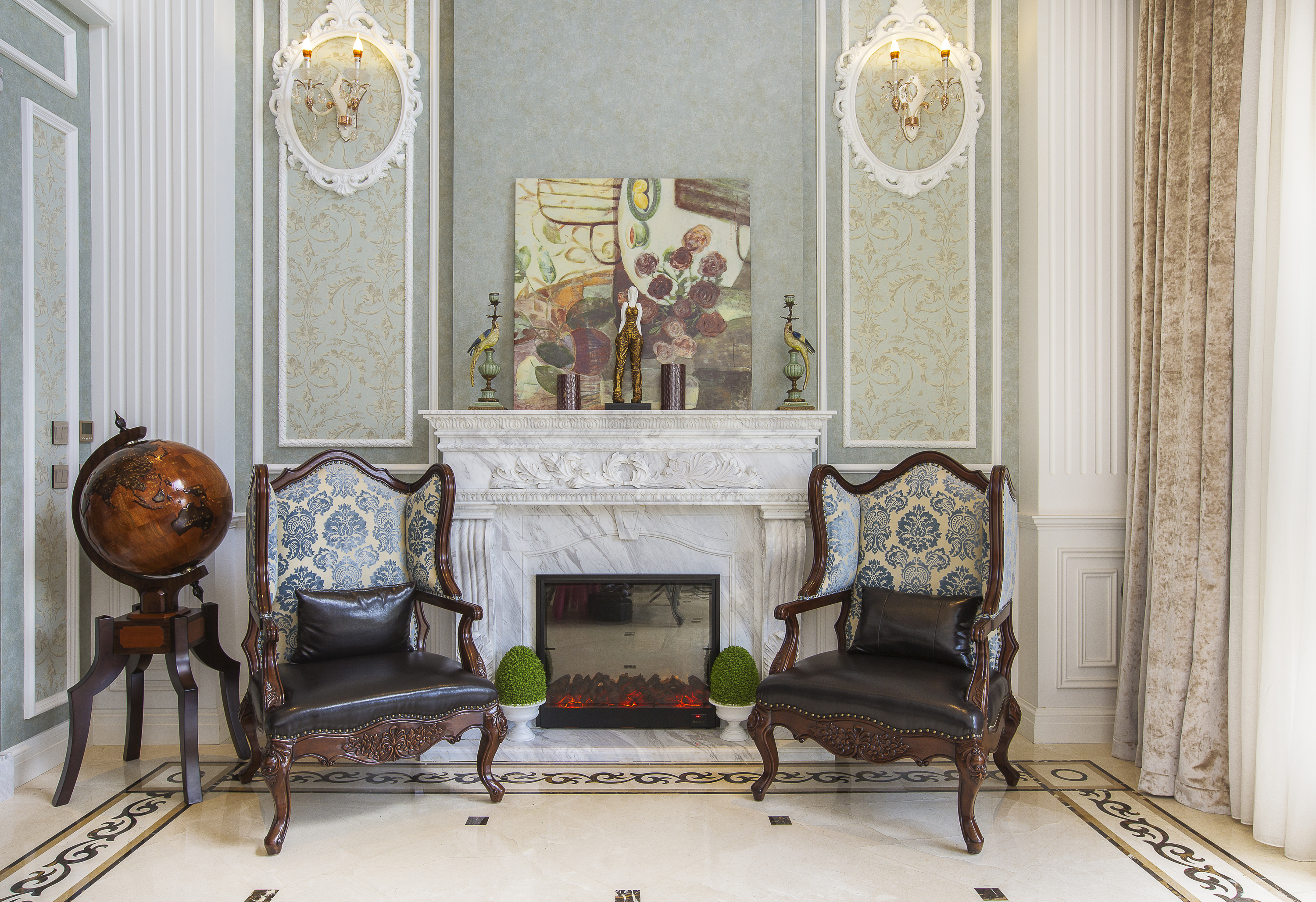 简约 欧式 原创国际 墅装 全案设计 客厅图片来自原创国际别墅装饰在东方太阳城的分享