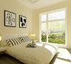 天下城 98平两居室 现代简约风格 装修设计案例 效果图-卧室