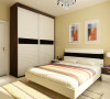 泰和苑 90平三居室 现代风格装修设计案例 效果图-卧室