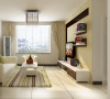 泰和苑 90平三居室 现代风格装修设计案例 效果图-客厅