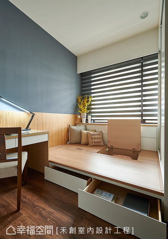 简约 三居 收纳 人文 休闲 卧室图片来自幸福空间在132平 自然人文宅的分享