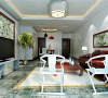 中凯铂宫 200平大宅 简约中式风格 装修设计案例 效果图-客厅