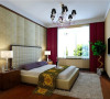 中凯铂宫 200平大宅 简约中式风格 装修设计案例 效果图-卧室