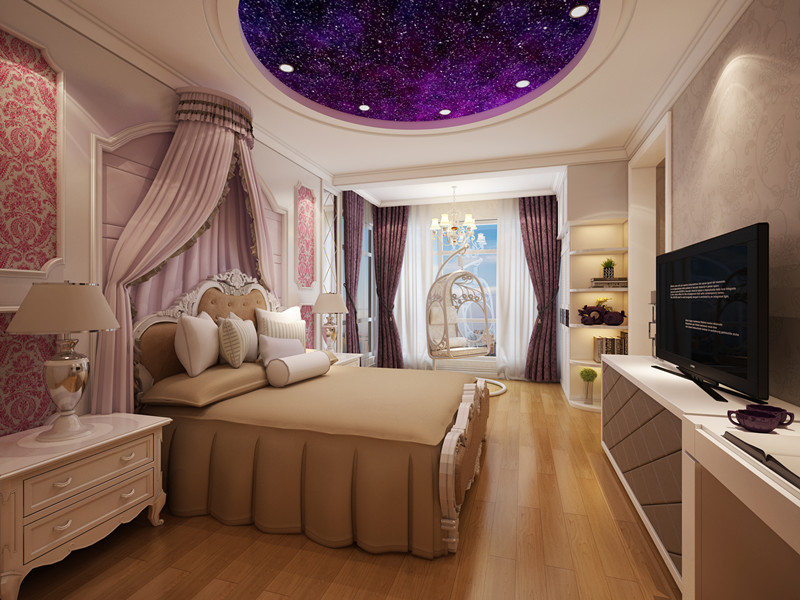 简约 欧式 国安居 白领 卧室图片来自国安居装饰在星航华府的分享