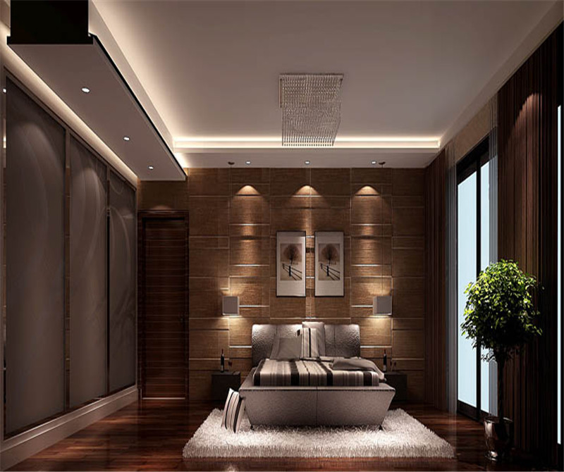 公寓 四居 现代 卧室图片来自微笑后的悲伤在御翠尚府208平米现代风格的分享