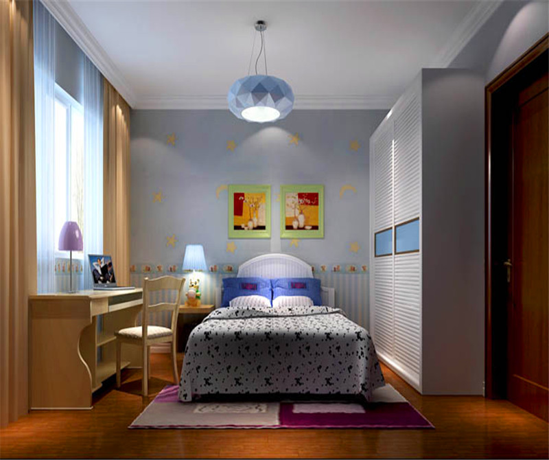 平层 公寓 简约 欧式 卧室图片来自高度国际装饰宋增会在香悦四季135平米简欧风格的分享